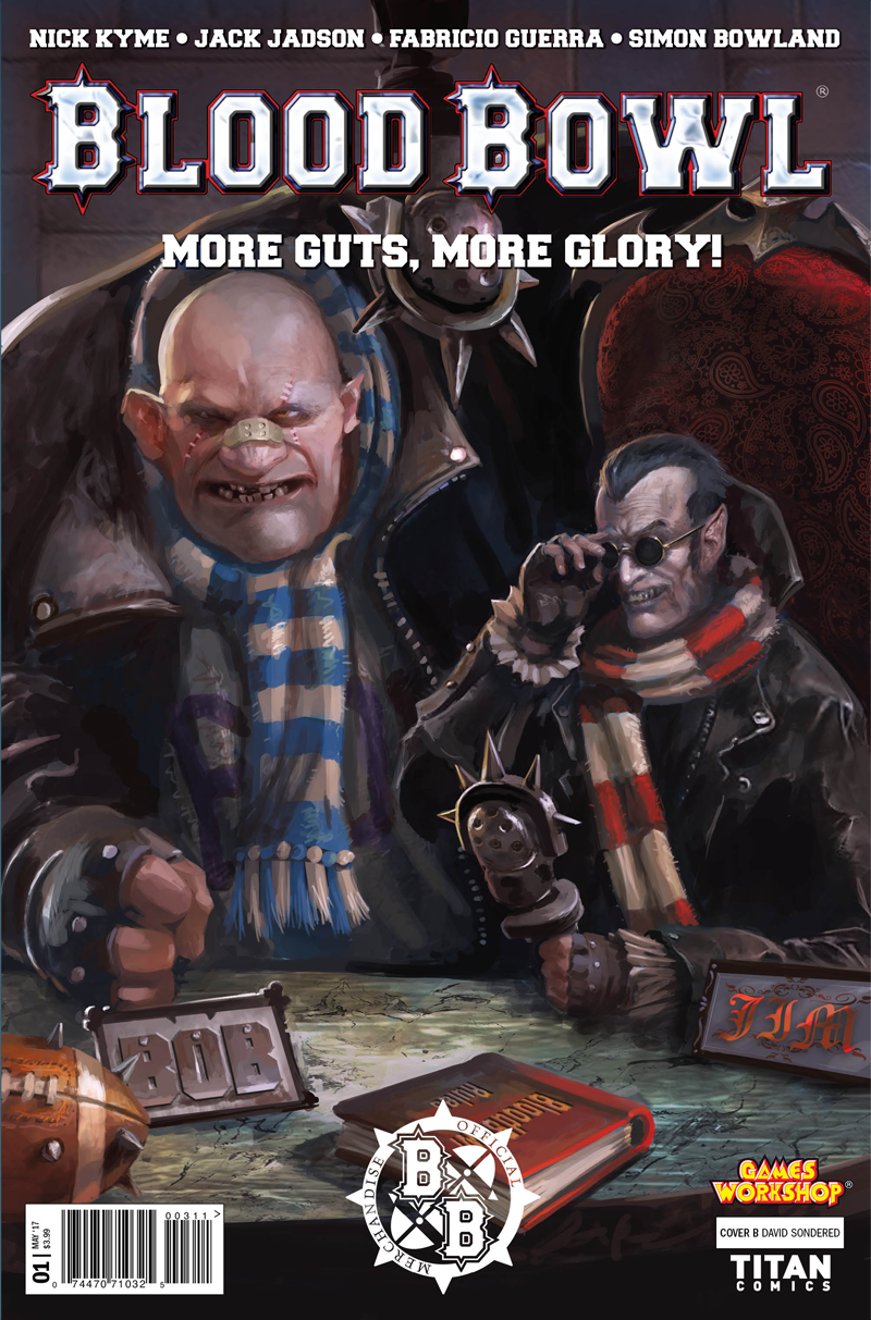 Illustration for article titled The Fantastically Violent Football Board Game Blood Bowl Is Getting Its Own Comic
